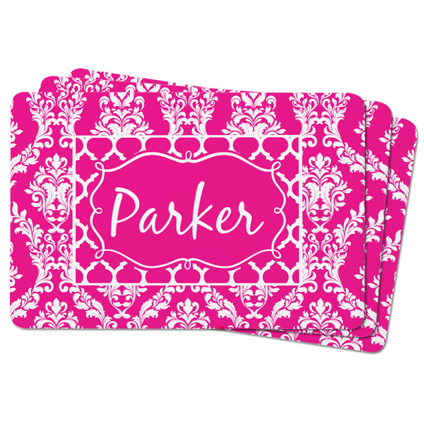 Moroccan & Damask Rectangular Fridge Magnet - THREE