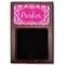 Moroccan & Damask Red Mahogany Sticky Note Holder - Flat