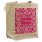 Moroccan & Damask Reusable Cotton Grocery Bag - Front View