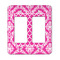 Moroccan & Damask Rocker Light Switch Covers - Double - MAIN