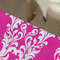 Moroccan & Damask Large Rope Tote - Close Up View