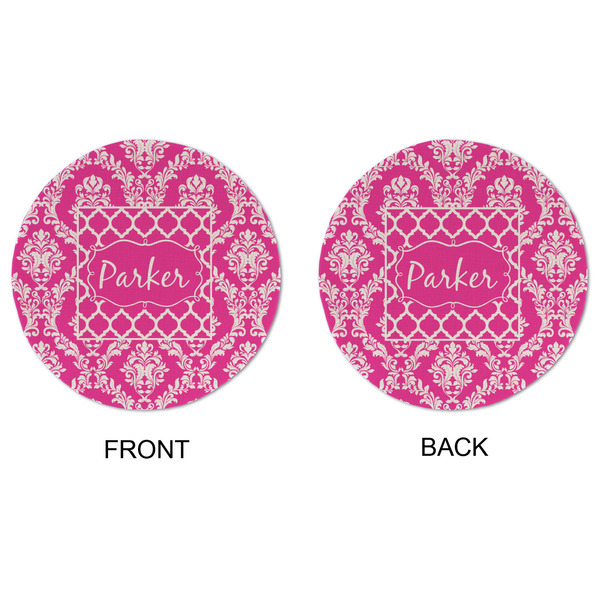 Moroccan & Damask Round Linen Placemats - APPROVAL (double sided)