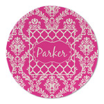 Moroccan & Damask Round Linen Placemat (Personalized)