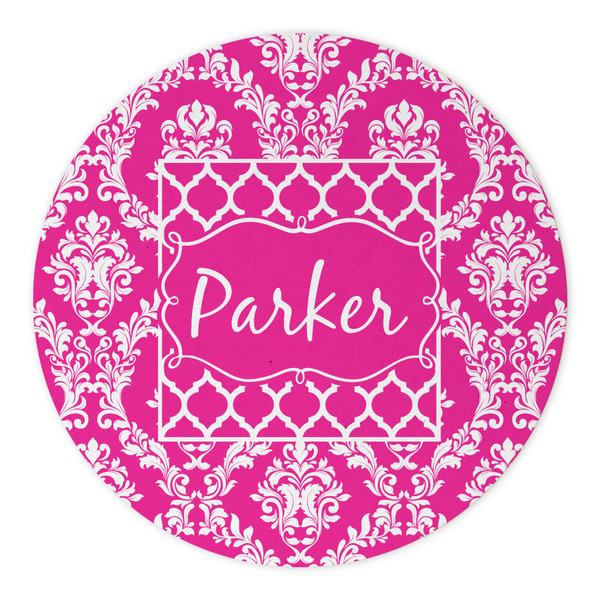Moroccan & Damask Round Paper Coaster - Approval