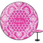 Moroccan & Damask Round Table (Personalized)