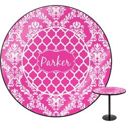Moroccan & Damask Round Table - 24" (Personalized)