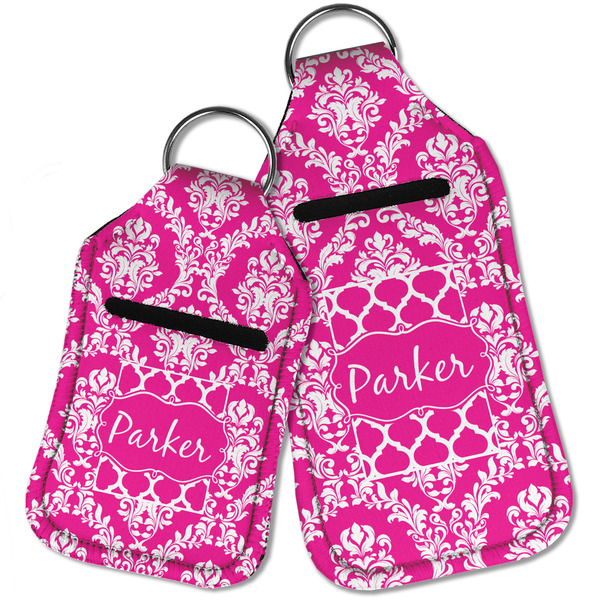 Moroccan & Damask Sanitizer Holder Keychain - Parent Main