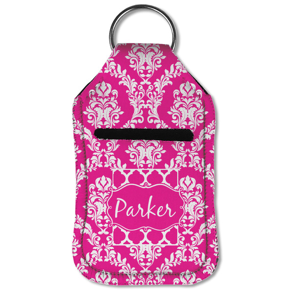 Moroccan & Damask Sanitizer Holder Keychain - Small (Front Flat)