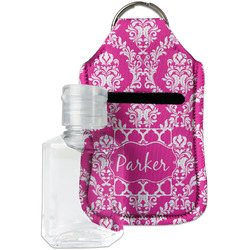 Moroccan & Damask Hand Sanitizer & Keychain Holder - Small (Personalized)
