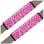 Moroccan & Damask Seat Belt Covers (Set of 2) (Personalized)