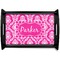 Moroccan & Damask Wooden Tray (Personalized)