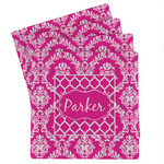 Moroccan & Damask Absorbent Stone Coasters - Set of 4 (Personalized)