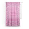 Moroccan & Damask Sheer Curtain With Window and Rod