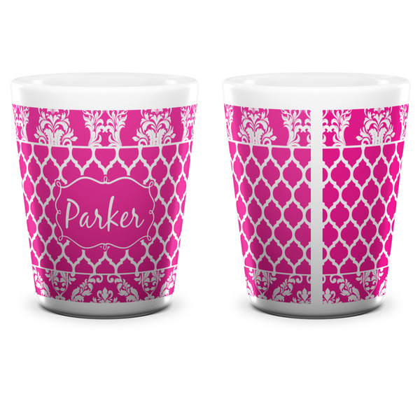 Moroccan & Damask Shot Glass - White - APPROVAL