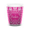 Moroccan & Damask Shot Glass - White - FRONT