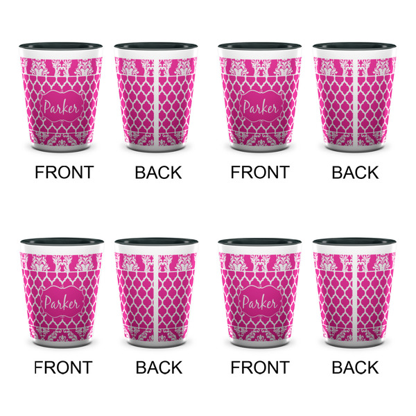 Moroccan & Damask Shot Glassess - Two Tone - Set of 4 - APPROVAL