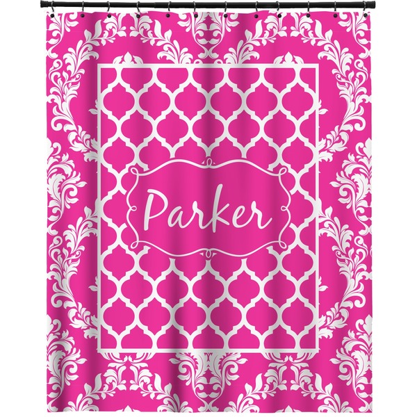 Custom Moroccan & Damask Extra Long Shower Curtain - 70"x84" (Personalized)
