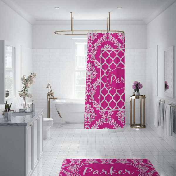 Moroccan & Damask Shower Curtain - Custom Size
