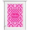 Moroccan & Damask Single White Cabinet Decal