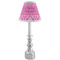 Moroccan & Damask Small Chandelier Lamp - LIFESTYLE (on candle stick)