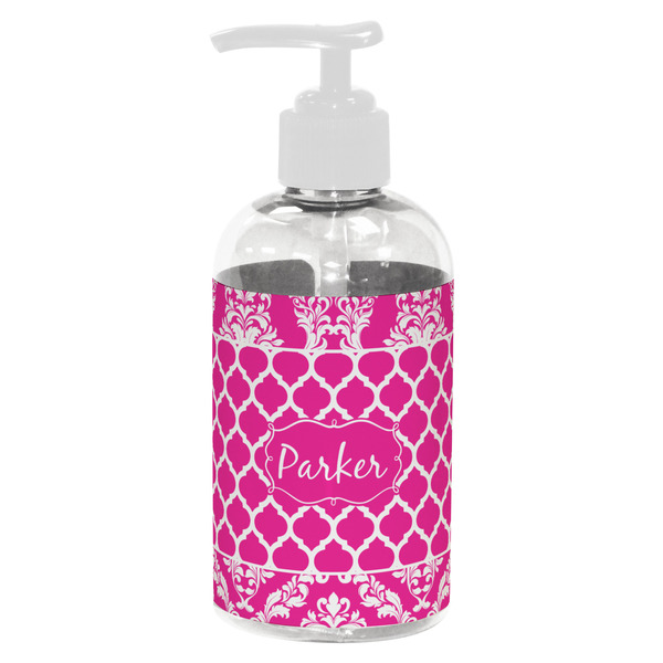 Moroccan & Damask Small Liquid Dispenser (8 oz) - White