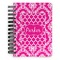 Moroccan & Damask Spiral Journal Small - Front View