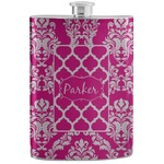 Moroccan & Damask Stainless Steel Flask (Personalized)