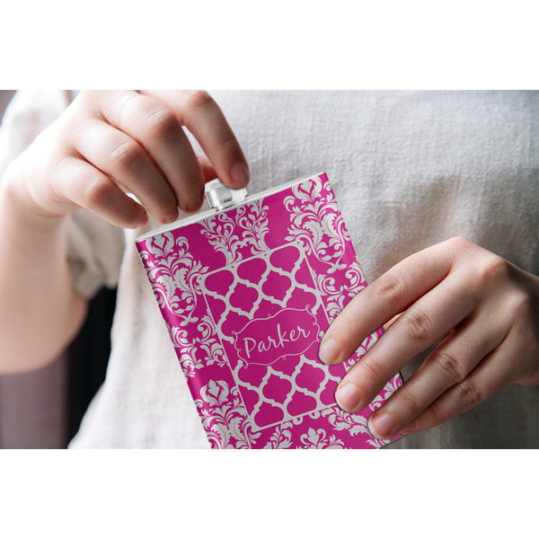 Moroccan & Damask Stainless Steel Flask - LIFESTYLE 1