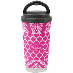 Moroccan & Damask Stainless Steel Coffee Tumbler (Personalized)