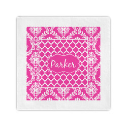 Moroccan & Damask Standard Cocktail Napkins (Personalized)