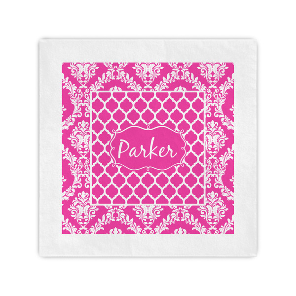 Custom Moroccan & Damask Cocktail Napkins (Personalized)