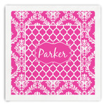 Moroccan & Damask Paper Dinner Napkins (Personalized)