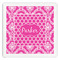 Moroccan & Damask Paper Dinner Napkins (Personalized)