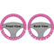 Moroccan & Damask Steering Wheel Cover- Front and Back