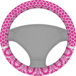 Moroccan & Damask Steering Wheel Cover