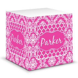 Moroccan & Damask Sticky Note Cube (Personalized)