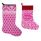 Moroccan & Damask Stockings - Side by Side compare