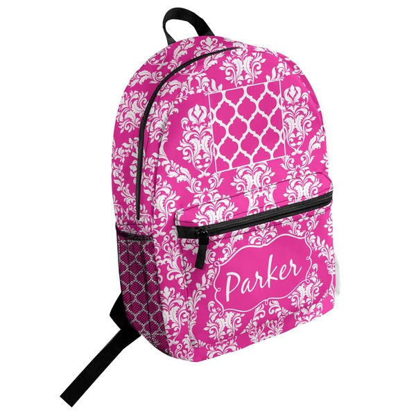 Custom Moroccan & Damask Student Backpack (Personalized)