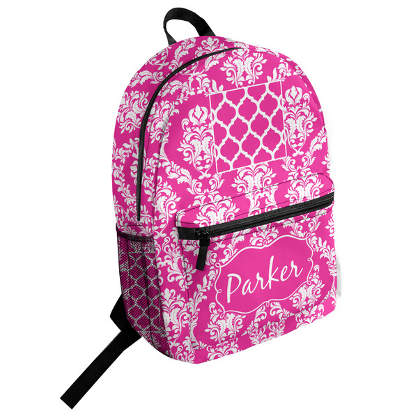Custom Moroccan & Damask Student Backpack (Personalized)