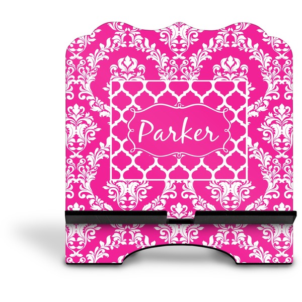 Moroccan & Damask Stylized Tablet Stand - Front without iPad