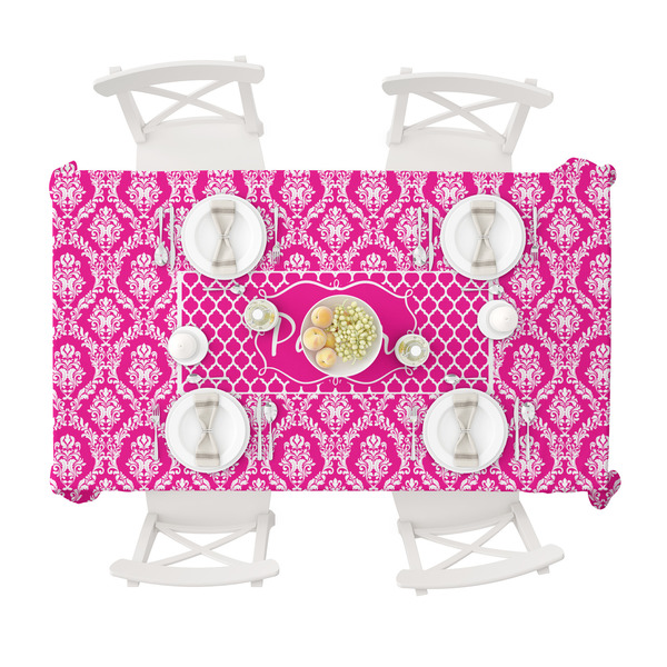 Moroccan & Damask Tablecloths (58"x102") - TOP VIEW