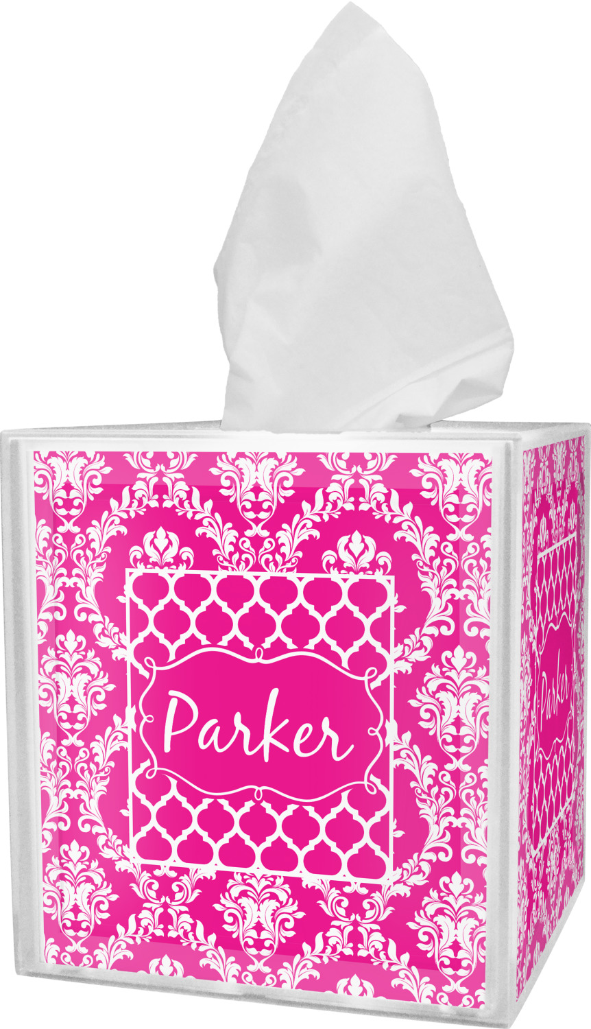Moroccan & Damask Tissue Box Cover (Personalized) YouCustomizeIt