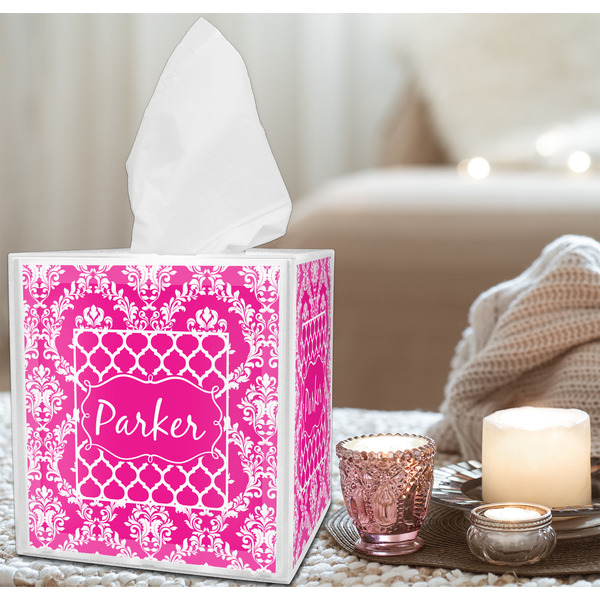 Moroccan & Damask Tissue Box - LIFESTYLE