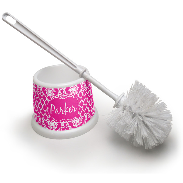 Custom Moroccan & Damask Toilet Brush (Personalized)