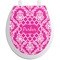 Moroccan & Damask Toilet Seat Decal (Personalized)
