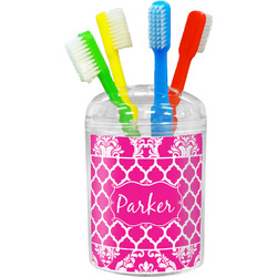 Moroccan & Damask Toothbrush Holder (Personalized)