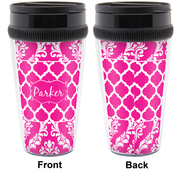 Moroccan & Damask Travel Mug Approval (Personalized)