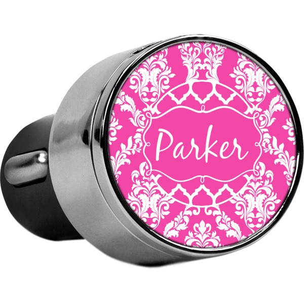Custom Moroccan & Damask USB Car Charger (Personalized)