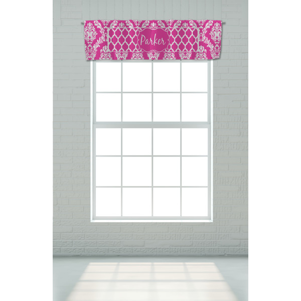 Moroccan & Damask Valance - On window