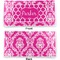 Moroccan & Damask Vinyl Check Book Cover - Front and Back